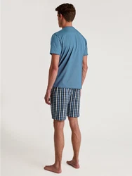 CALIDA Shorty Special Herren Blau/Hellblau/Grau