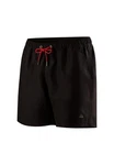 DANISH ENDURANCE Badehose Swim Shorts Herren Schwarz/Rot/Dunkelrot