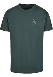 Mister Tee T-Shirt Easy Sign Tee Dunkelgrün/Grün