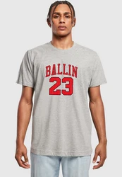 Mister Tee Ballin 23 Tee Dunkelrot/Rot/Dunkelgrau/Hellgrau