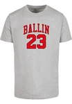 Mister Tee Ballin 23 Tee Dunkelrot/Rot/Dunkelgrau/Hellgrau