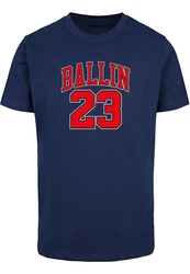 Mister Tee Ballin 23 Tee Dunkelblau/Blau
