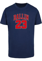Mister Tee Ballin 23 Tee Dunkelblau/Blau