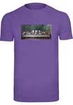 Mister Tee T-Shirt Lila/Fliederfarben/Dunkelblau