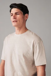 Next T-Shirt aus schwerem Stoff Khaki/Beige/Gold