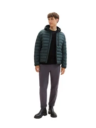 TOM TAILOR Denim Outdoorjacke Dunkelgrün/Türkis/Grün