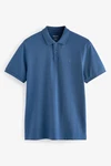 Next Poloshirt Slim Fit Piqu-Polohemd Blau/Dunkelblau Next Poloshirt Slim Fit Piqu-Polohemd Blau/Dunkelblau