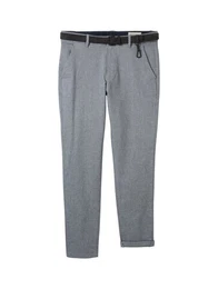 Chinohose Strukturierte Chino Hose mit Grtel