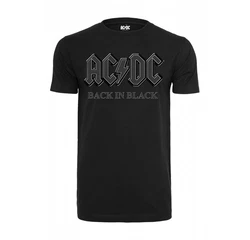 Merchcode T-Shirt acdc Back In Black Tee weiß