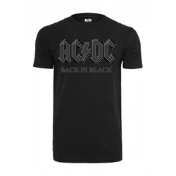 Merchcode T-Shirt acdc Back In Black Tee weiß