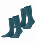 Esprit Socken Basic Uni 2-Pack Türkis/Blau/Grün