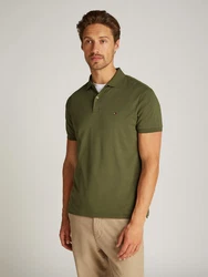 TOMMY HILFIGER Poloshirt 'Essential' Dunkelgrün/Khaki