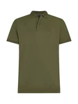 TOMMY HILFIGER Poloshirt 'Essential' Dunkelgrün/Khaki