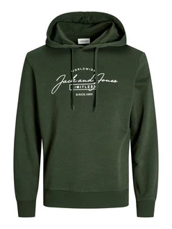 Jack & Jones Sweatshirt JJFERRIS Dunkelgrün/Grün Jack & Jones Sweatshirt JJFERRIS Dunkelgrün/Grün