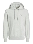 Jack & Jones Sweatshirt JJFERRIS Grau/Hellgrau/Mintgrün/Silber