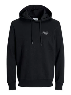 Jack & Jones Sweatshirt JJFERRIS Schwarz/Dunkelblau/Hellblau Jack & Jones Sweatshirt JJFERRIS Schwarz/Dunkelblau/Hellblau