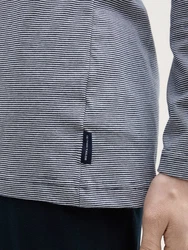 TOM TAILOR Pyjama Zweifarbiger Pyjama navy/wei