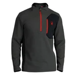 Spyder Stehkragenpullover Bandit Half Zip Rot/Dunkelgrau/Grau