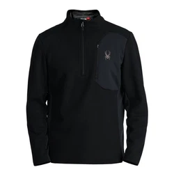 Spyder Stehkragenpullover Bandit Half Zip Dunkelblau/Schwarz/Rot