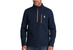 Spyder Stehkragenpullover Bandit Half Zip Dunkelblau/Blau