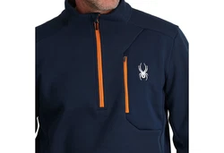 Spyder Stehkragenpullover Bandit Half Zip Dunkelblau/Blau