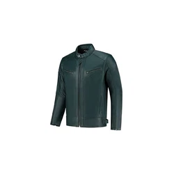 Rusty Stitches Motorradjacke Dorian Dunkelgrün