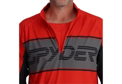 Spyder Stehkragenpullover Paramount Half Zip Dunkelrot/Rot