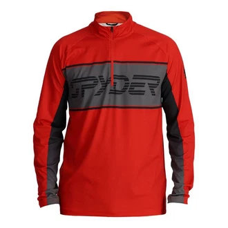 Spyder Stehkragenpullover Paramount Half Zip Dunkelrot/Rot