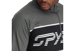 Spyder Stehkragenpullover Paramount Half Zip Grau/Dunkelgrau