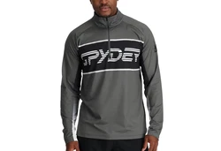 Spyder Stehkragenpullover Paramount Half Zip Grau/Dunkelgrau