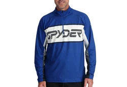 Spyder Stehkragenpullover Paramount Half Zip Blau/Lila/Dunkelblau/Hellblau