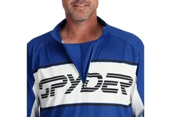 Spyder Stehkragenpullover Paramount Half Zip Blau/Lila/Dunkelblau/Hellblau
