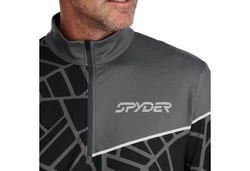 Spyder Stehkragenpullover Vital Half Zip Dunkelgrau/Grau/Schwarz/Silber