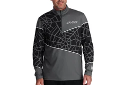 Spyder Stehkragenpullover Vital Half Zip Dunkelgrau/Grau/Schwarz/Silber