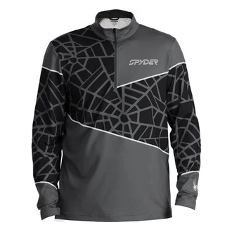 Spyder Stehkragenpullover Vital Half Zip Dunkelgrau/Grau/Schwarz/Silber Spyder Stehkragenpullover Vital Half Zip Dunkelgrau/Grau/Schwarz/Silber