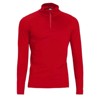 Rossignol Stehkragenpullover Classique 1/2 Zip Rot/Dunkelrot