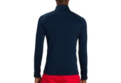 Rossignol Stehkragenpullover Classique 1/2 Zip Dunkelblau/Blau