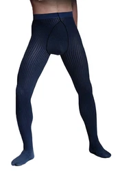 Adrian Hosiery Strumpfhose STRIPES 40 DEN Dunkelblau/Blau/Hellblau