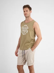 LERROS Muskelshirt Tanktop für Herren mit Brustprint 