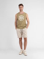 LERROS Muskelshirt Tanktop für Herren mit Brustprint 