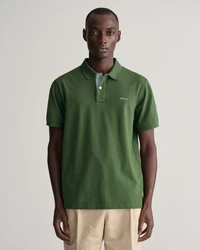 Gant Poloshirt REGULAR CONTRAST PIQUE RUGGER Grn