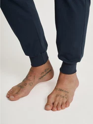 CALIDA Pyjama Relax Essentials Herren blau/dunkelblau