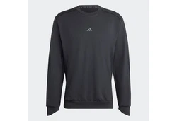 ADIDAS PERFORMANCE Sportsweatshirt YOGA Crew Neck Dunkelgrau/Schwarz/Grau/Rot