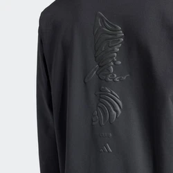 ADIDAS PERFORMANCE Sportsweatshirt YOGA Crew Neck Dunkelgrau/Schwarz/Grau/Rot