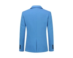 Allthemen Anzug Herrenanzug Slim Fit Hochzeitanzug für Männer Blau/Hellblau
