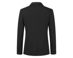 Allthemen Anzug Herrenanzug Slim Fit Hochzeitanzug für Männer Schwarz/Dunkelgrau