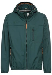 Blouson mit abnehmbarer Kapuze Markenlogo