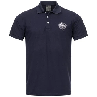 GOGLAND Poloshirt Noshak Herren Polo-Shirt Dunkelblau/Lila