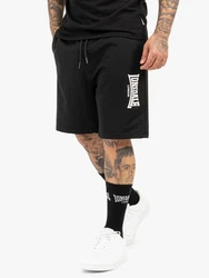 Lonsdale Sweatshorts Style Fringford Schwarz/Dunkelgrau/Orange