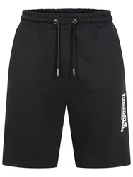 Lonsdale Sweatshorts Style Fringford Schwarz/Dunkelgrau/Orange